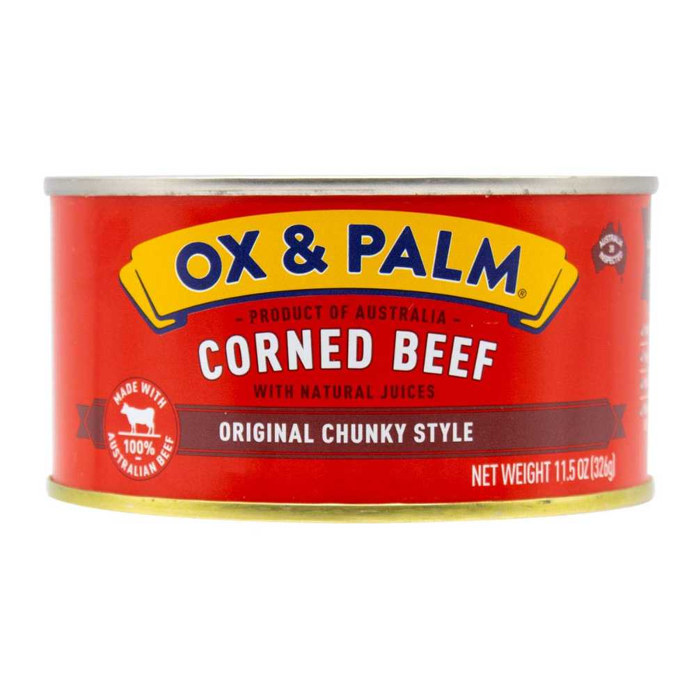 12-Pack Ox & Palm Corned Beef, 11.5 oz. (Original Chunky Style)