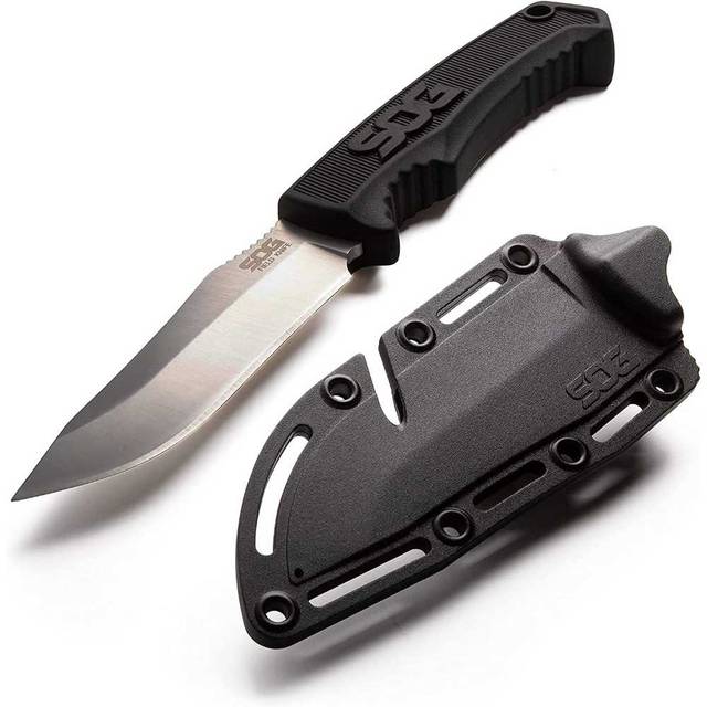 SOG 4" Fixed Blade Field Knife w/ MOLLE Sheath