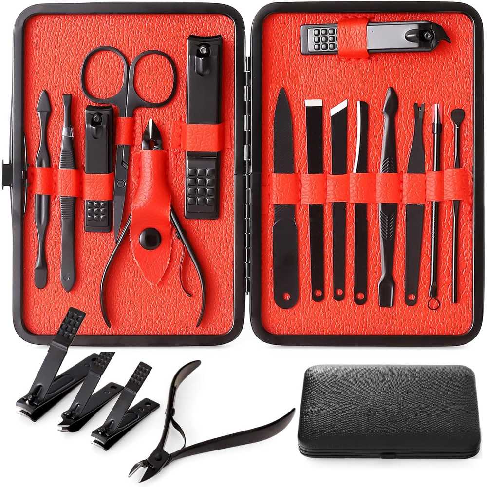 QLNE 15-Piece Personal Nail Care Kit