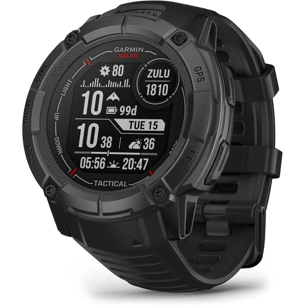Garmin Instinct 2X Solar Tactical Edition Rugged GPS Smartwatch