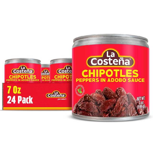 24-Pack La Costeña Chipotle Peppers in Adobo Sauce, 7 oz.