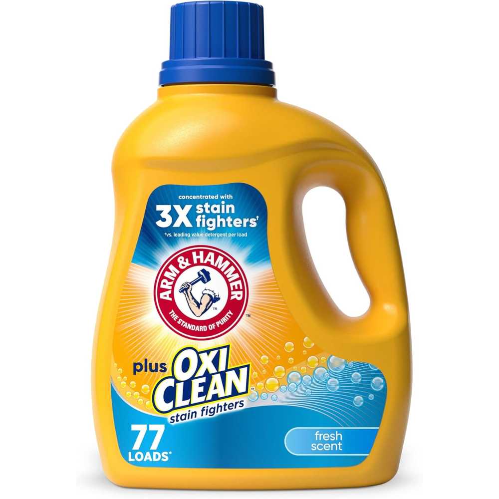 Arm & Hammer Plus OxiClean Liquid Laundry Detergent, 100.5 oz.