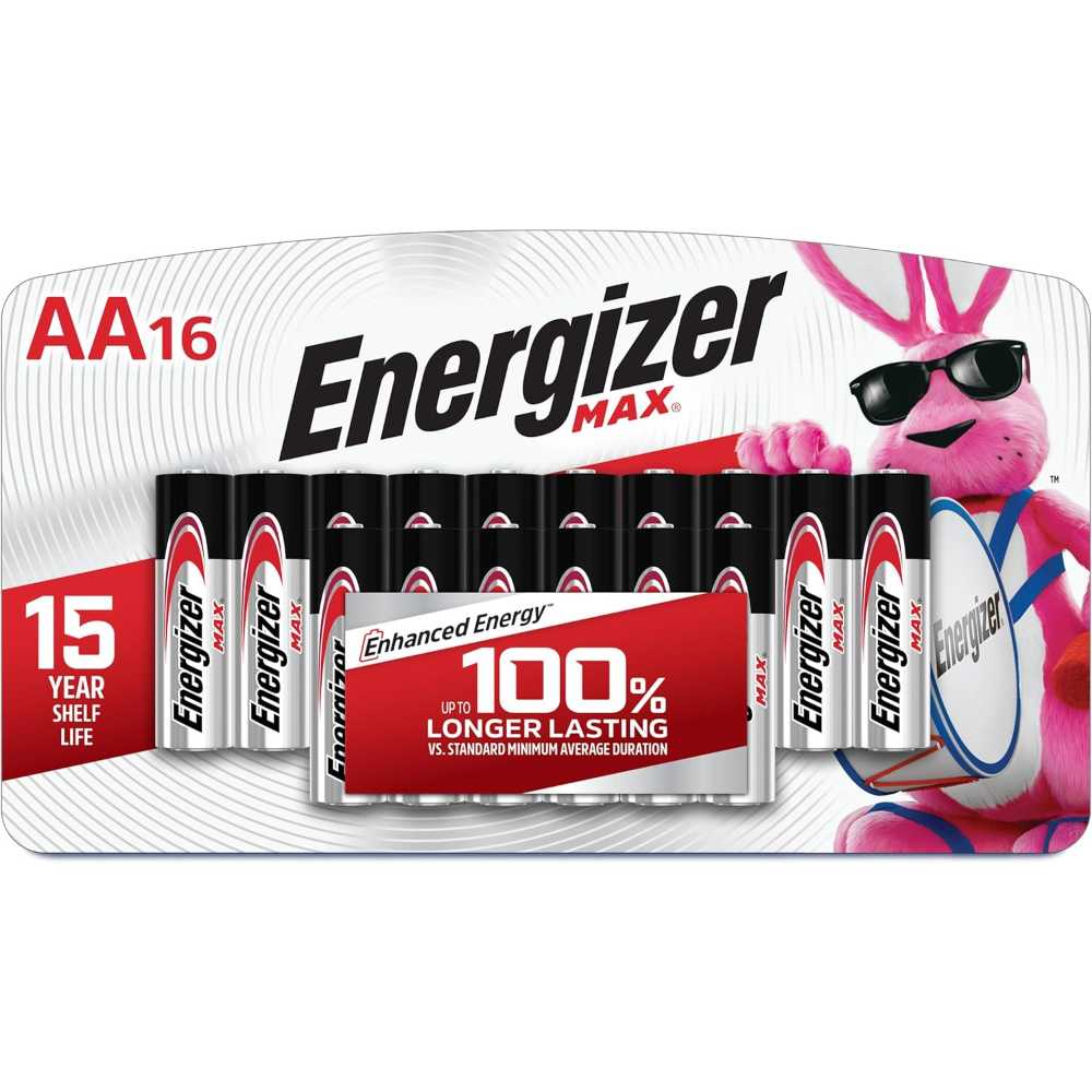 16-Pack Energizer MAX AA Batteries