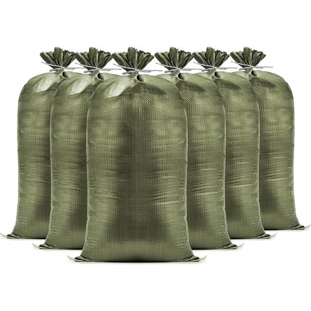 30-Pack Carywell Heavy Duty Sand Bags w/ Tie Strings (Army Green)