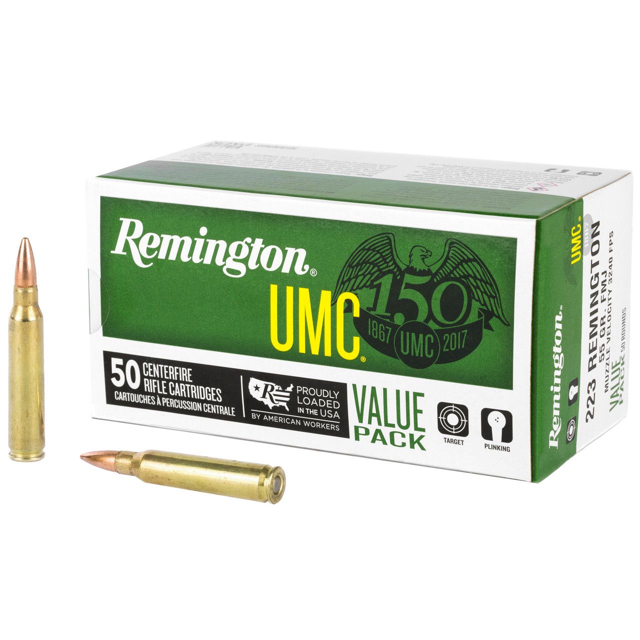 1200-Rounds Remington UMC .223 Remington 55gr FMJ Ammo ($0.41 CPR)