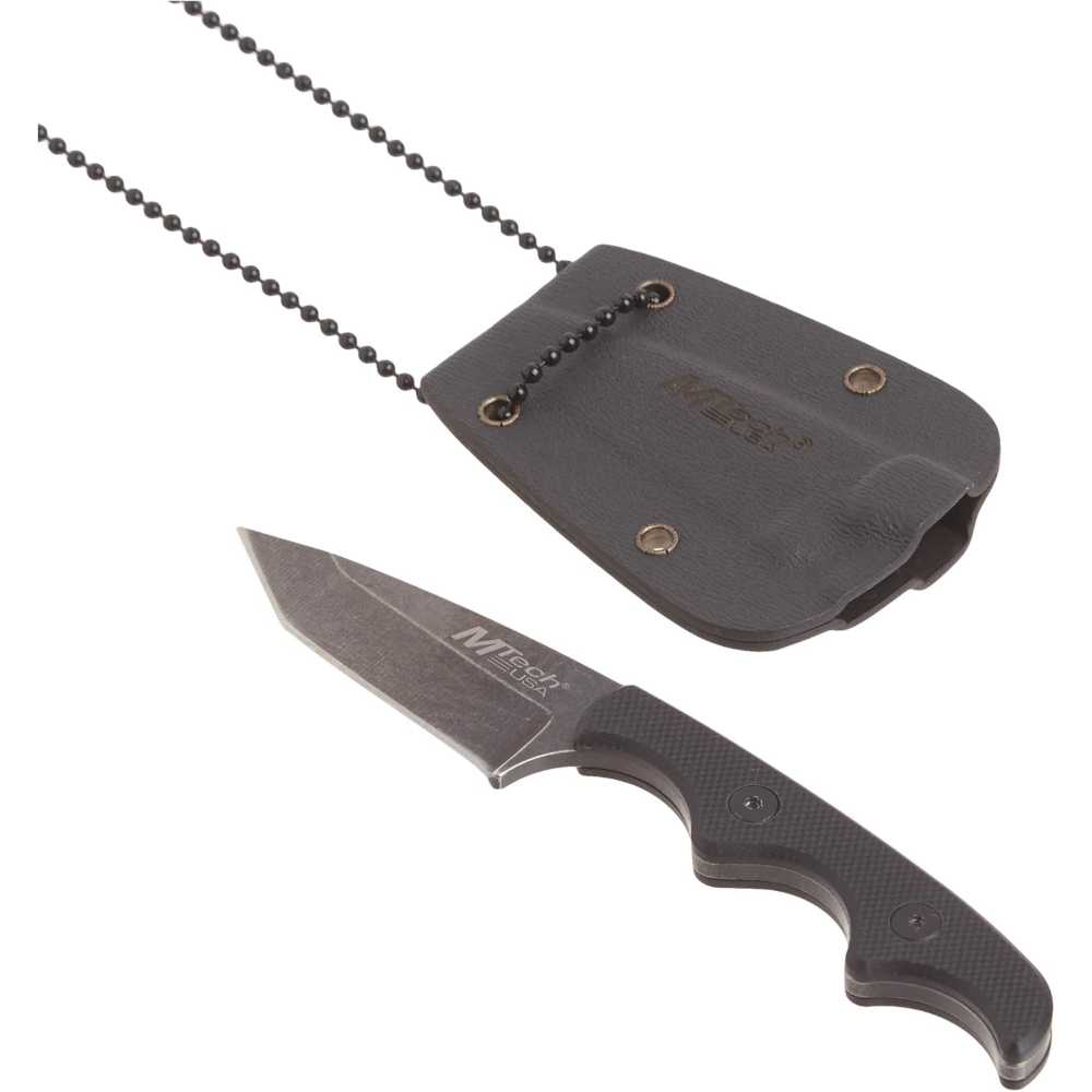 MTech USA 2" Neck Knife w/ Kydex Sheath