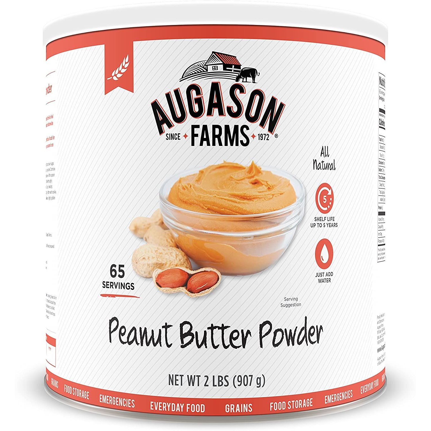 Prime Members: Augason Farms Peanut Butter Powder