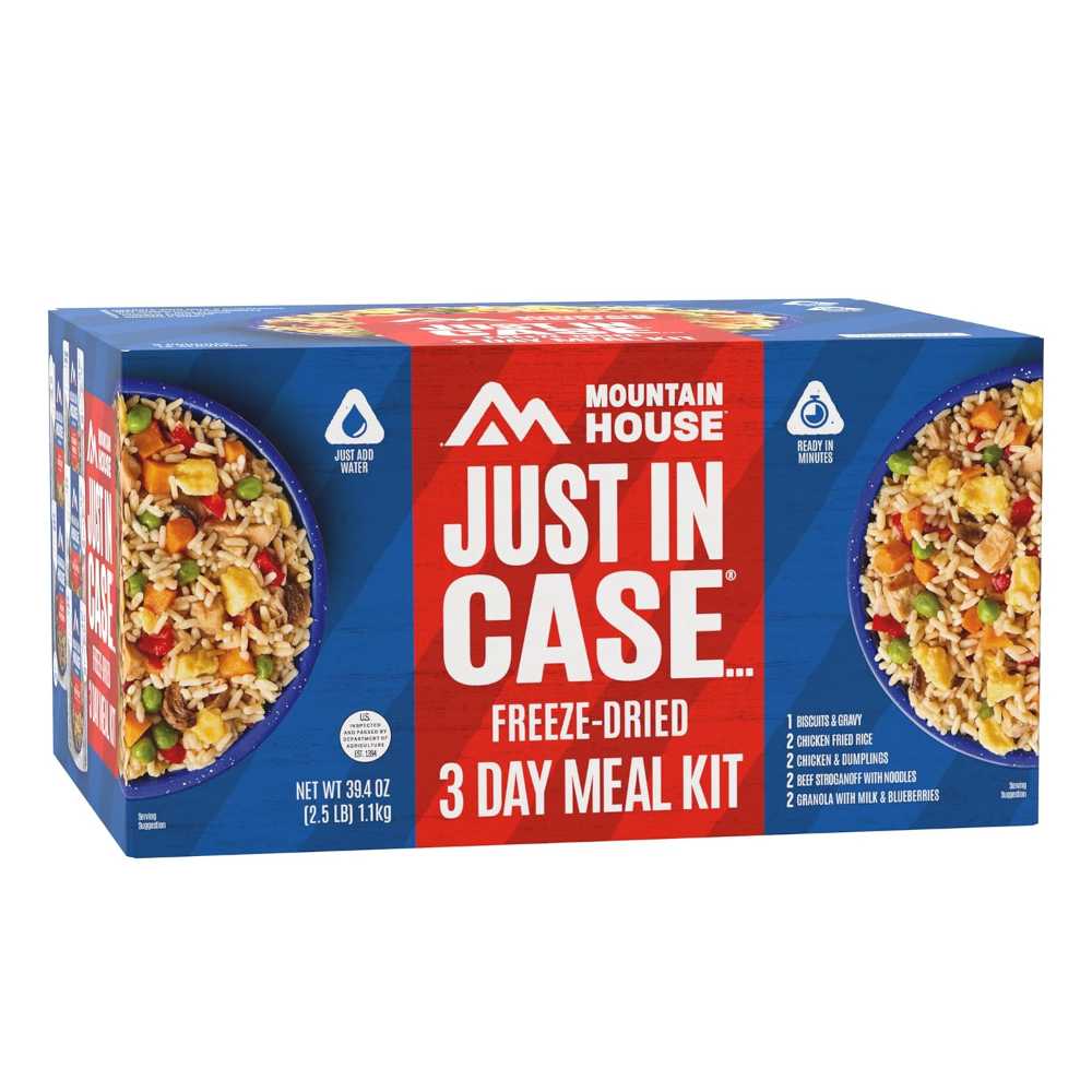 Mountain House 3-Day Kit ($5.55 per meal)