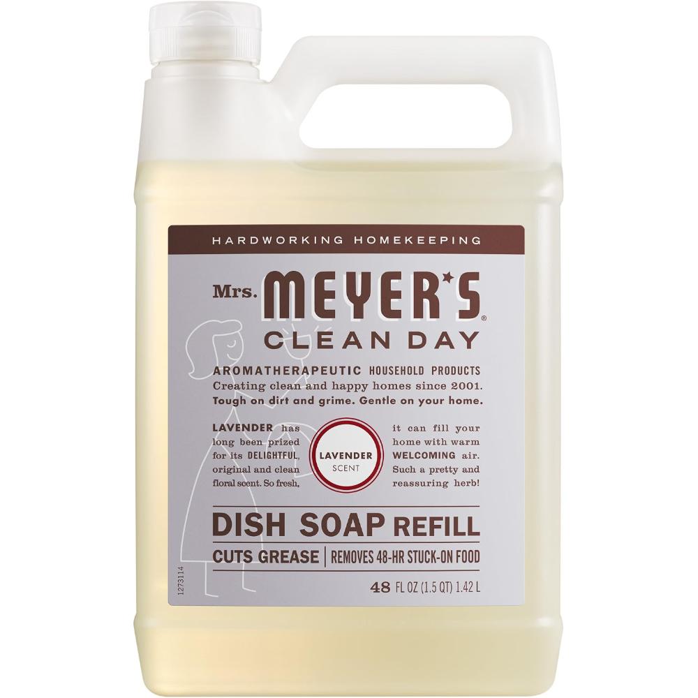 Mrs. Meyer's Clean Day Liquid Dish Soap Refill, 48 oz. (Lavender)