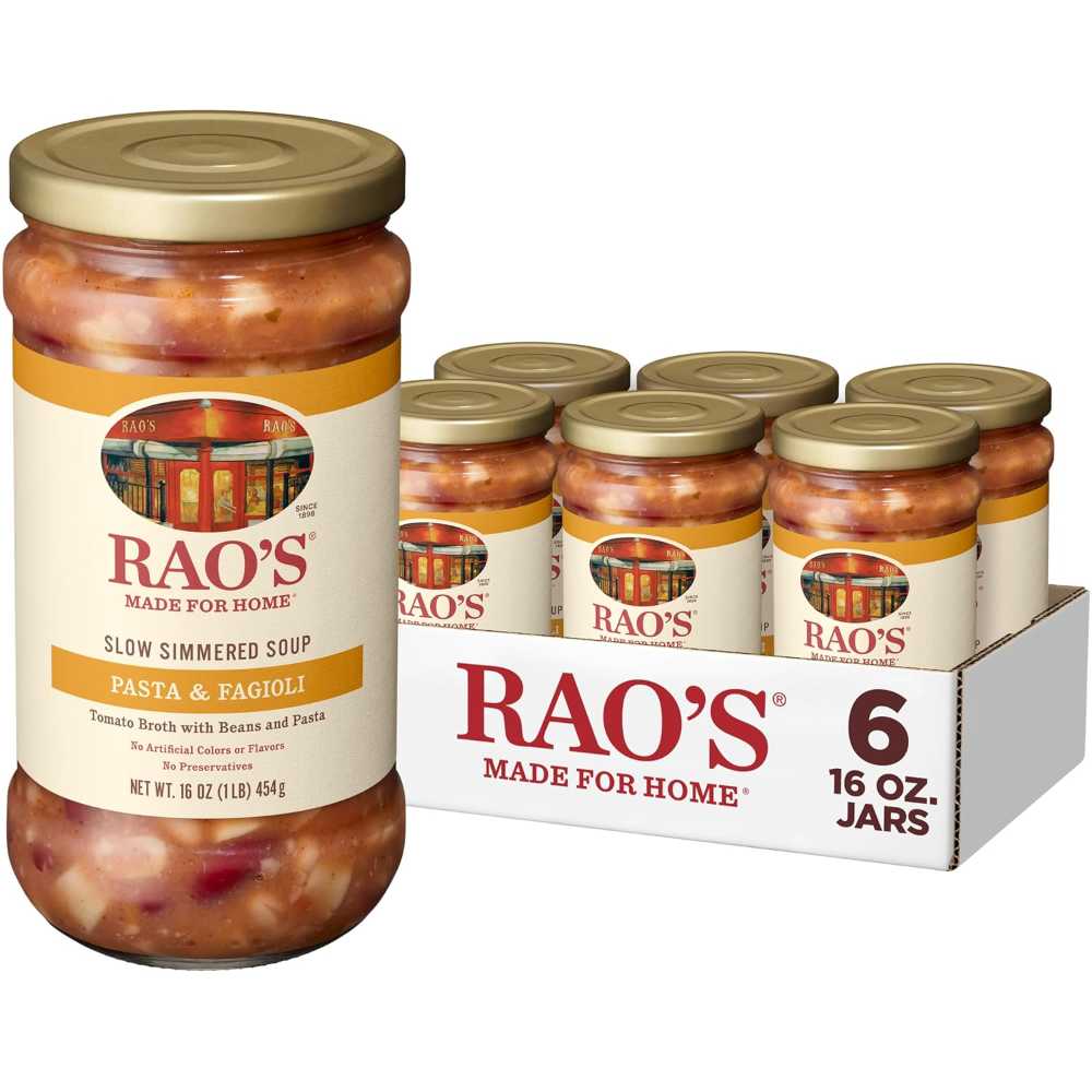 6-Pack Rao’s Made For Home Pasta & Fagioli Soup, 16 oz. ($1.53/Each)