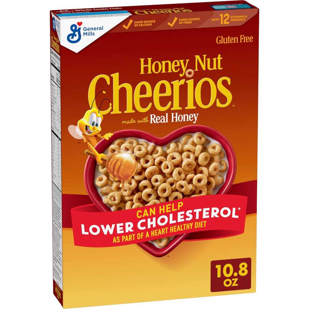 Honey Nut Cheerios Cereal, 10.8 oz.