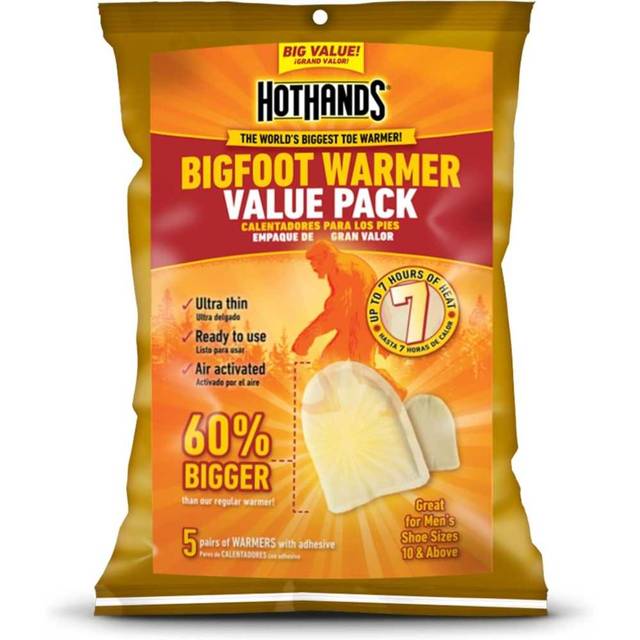 5-Pairs HotHands Bigfoot Adhesive Toe Warmer