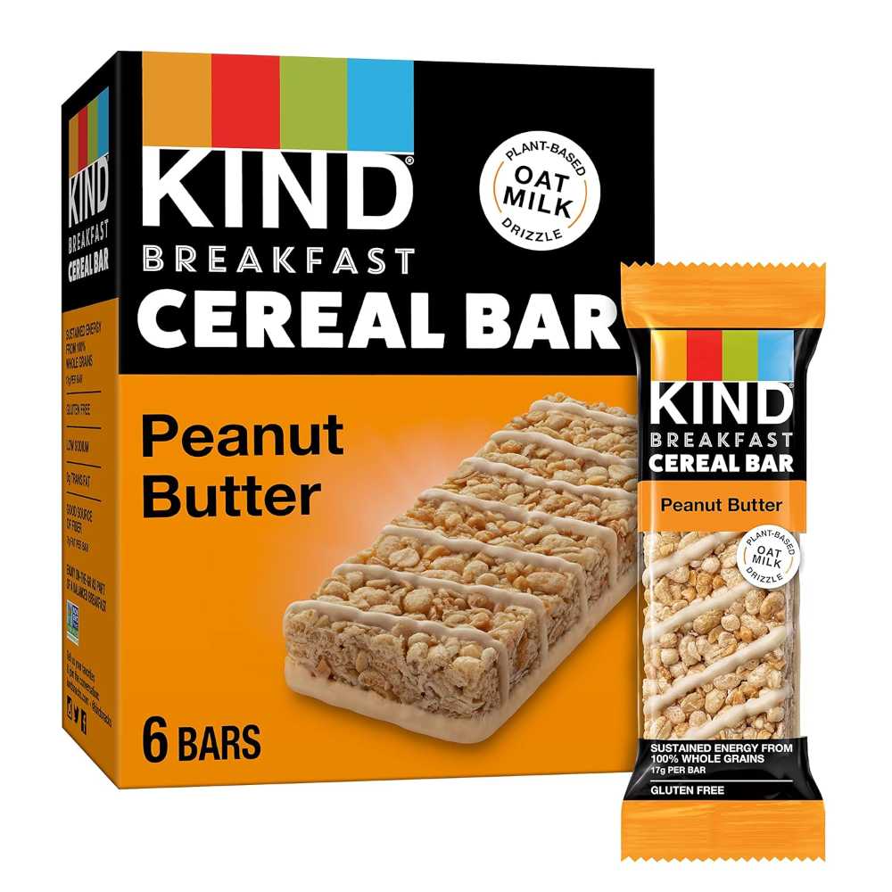 36-Pack KIND Breakfast Cereal Bars (Peanut Butter)