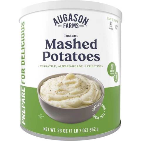 Augason Farms Instant Mashed Potatoes Can