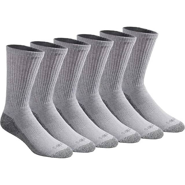 6-Pairs Dickies Men's Dri-Tech Moisture Control Crew Socks (All Sizes)