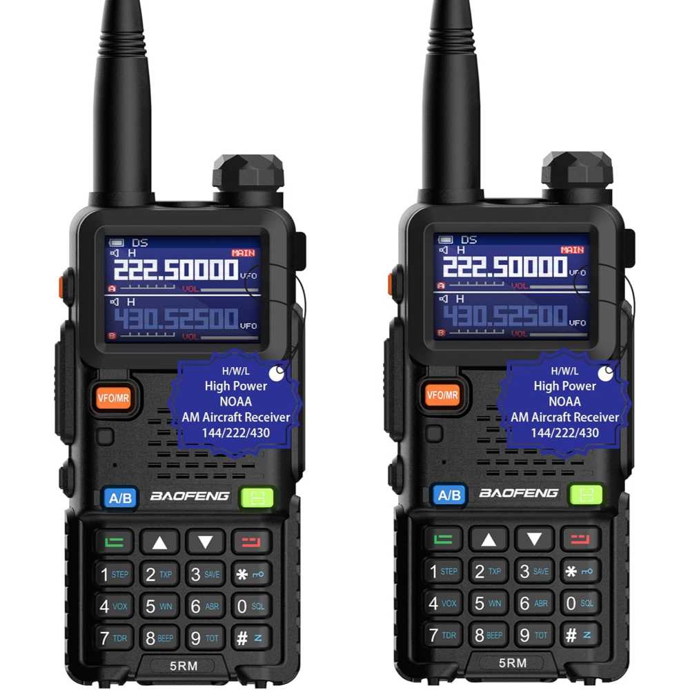 2-Pack Baofeng UV-5RM 10W Ham Radio