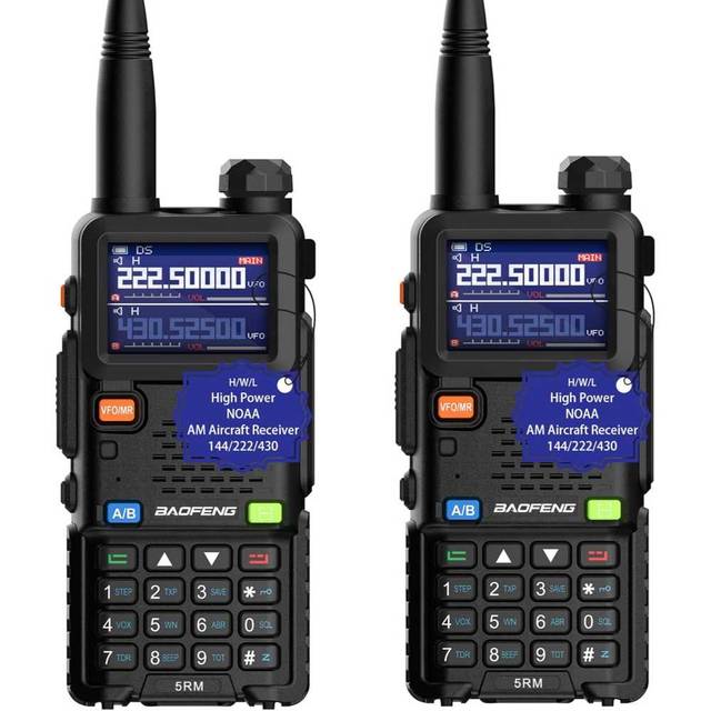 2-Pack Baofeng UV-5RM 10W Ham Radio