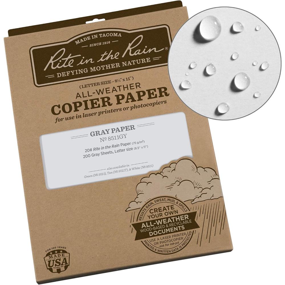 200-Pack Rite In The Rain Weatherproof Printer/Copier Paper