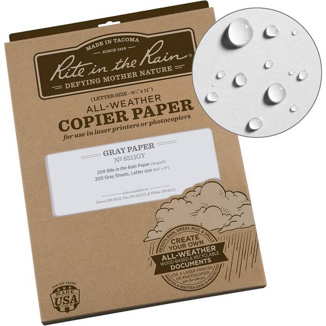 200-Pack Rite In The Rain Weatherproof Printer/Copier Paper