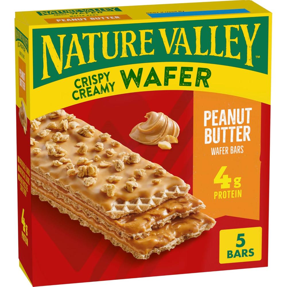 5-Pack Nature Valley Creamy Wafer Bars (Peanut Butter)