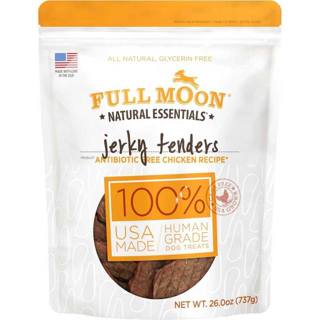 Full Moon Chicken Jerky Tenders Human-Grade Dog Treats, 26 oz.