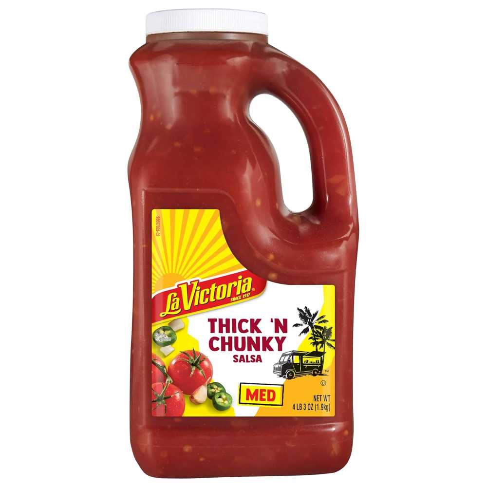 La Victoria Thick 'N Chunky Medium Salsa, 67 oz.