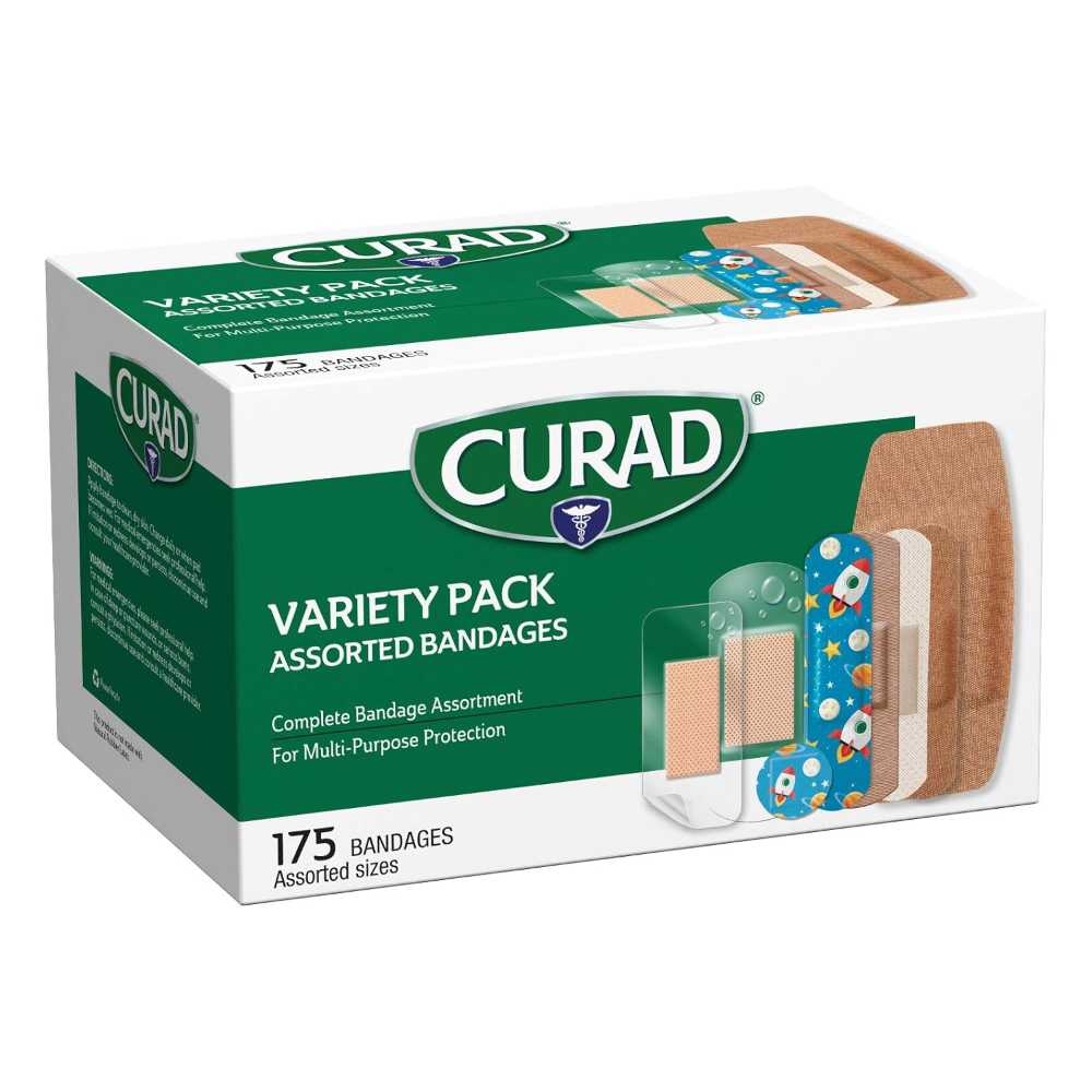 175-Pack Curad Family Bandage Variety Pack