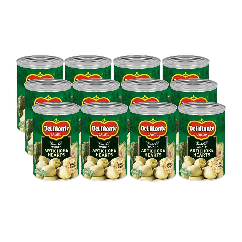 12-Pack Del Monte Whole Artichoke Hearts, 14 oz.