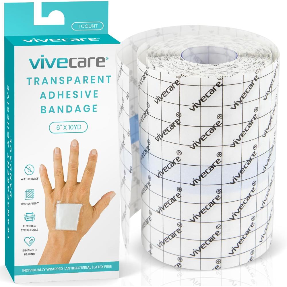 ViveCare Transparent Adhesive Bandage (6" x 30')