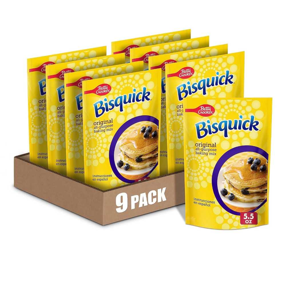 9-Pack Betty Crocker Bisquick Mix, 5.5 oz.