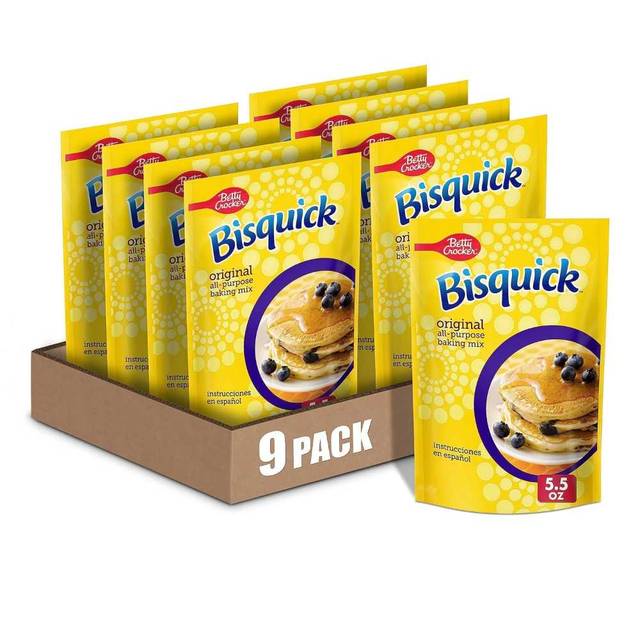 9-Pack Betty Crocker Bisquick Mix, 5.5 oz.