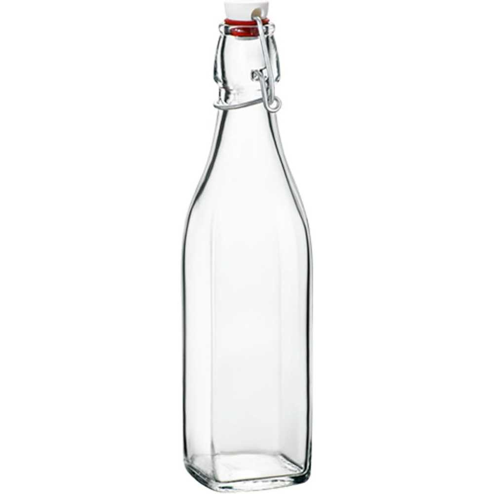 Bormioli Rocco Square Swing Bottle, 33.75 oz.
