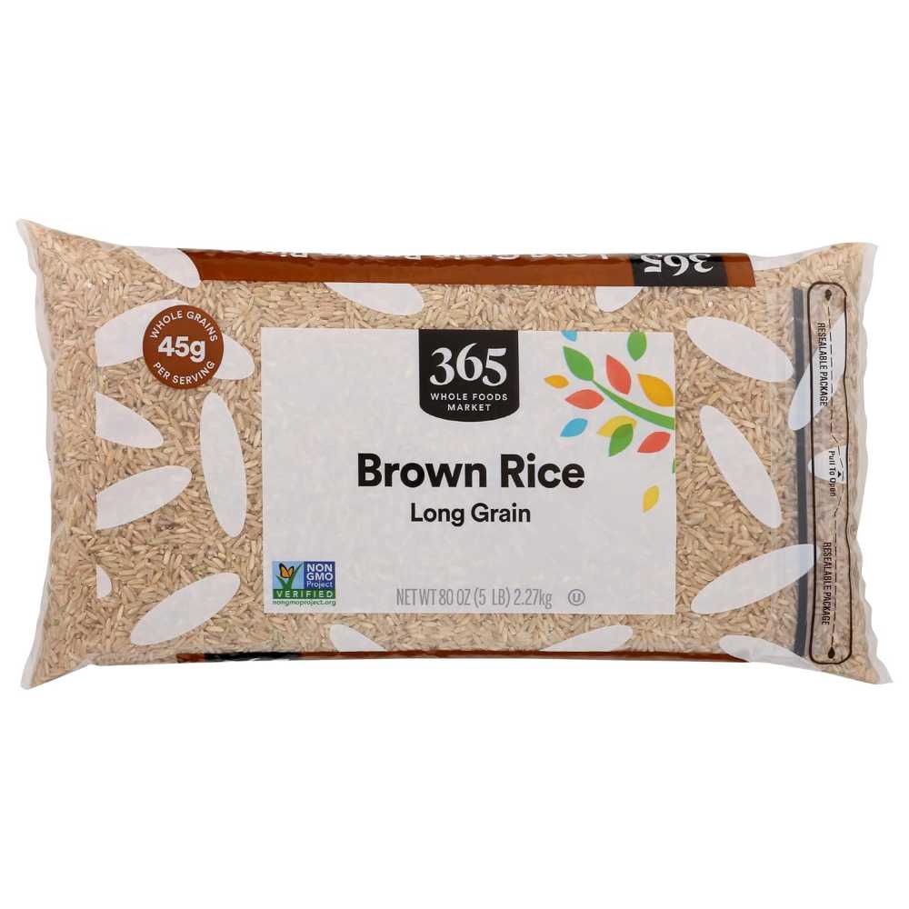 Whole Foods Market Long Grain Brown Rice, 5 lb.