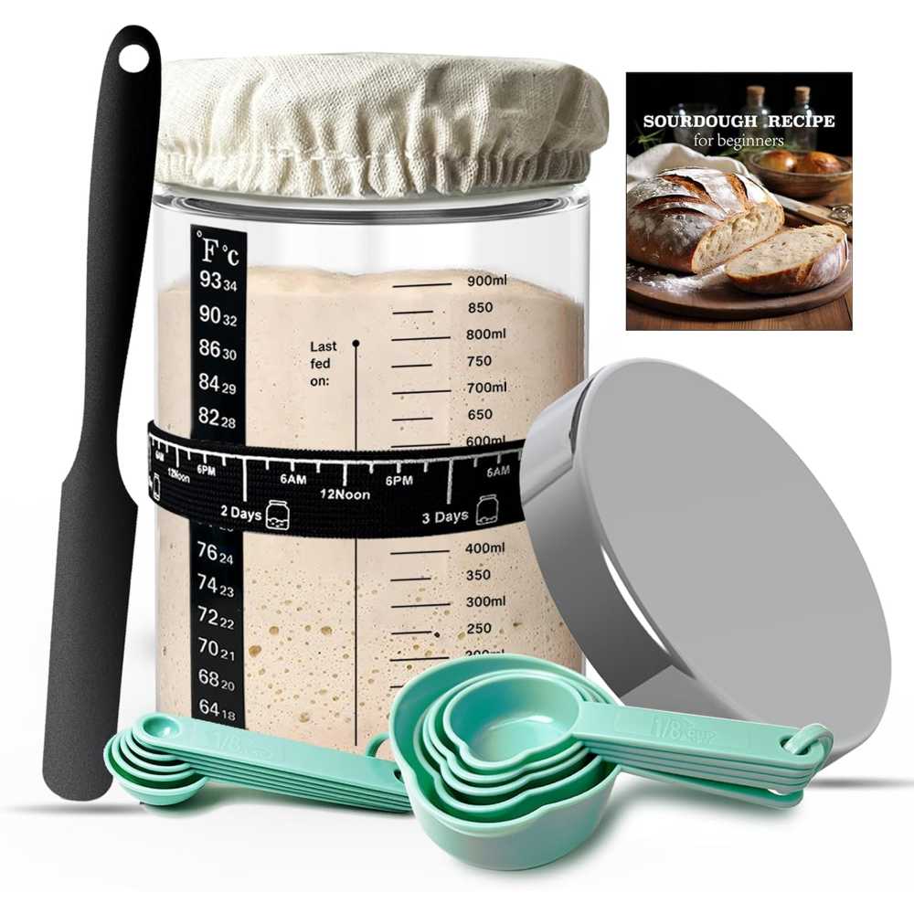Kmiyivi 35 oz. Sourdough Starter Kit