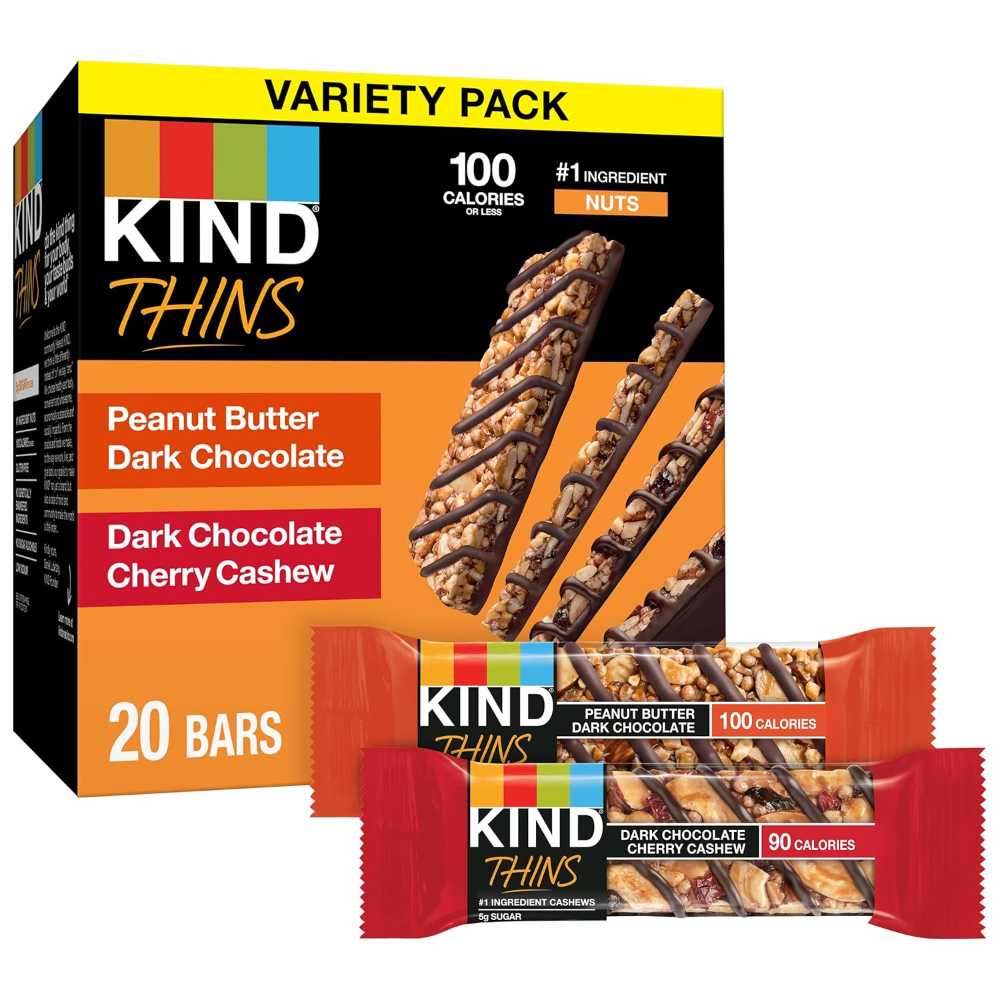 60-Pack KIND Thins Snack Bars
