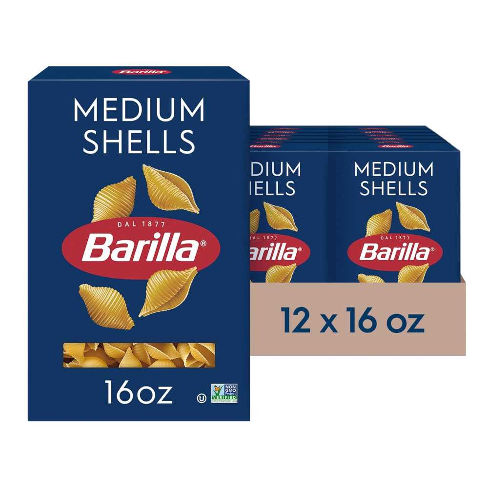 12-Pack Barilla Medium Shells Pasta, 16 oz. ($0.78/Each)