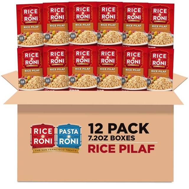 12-Pack Rice-A-Roni Rice Pilaf, 7.2 oz.