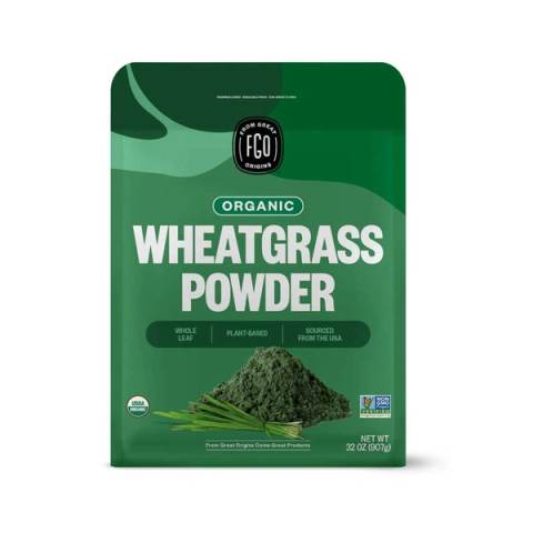 FGO Organic Wheat Grass Powder, 2 lb.