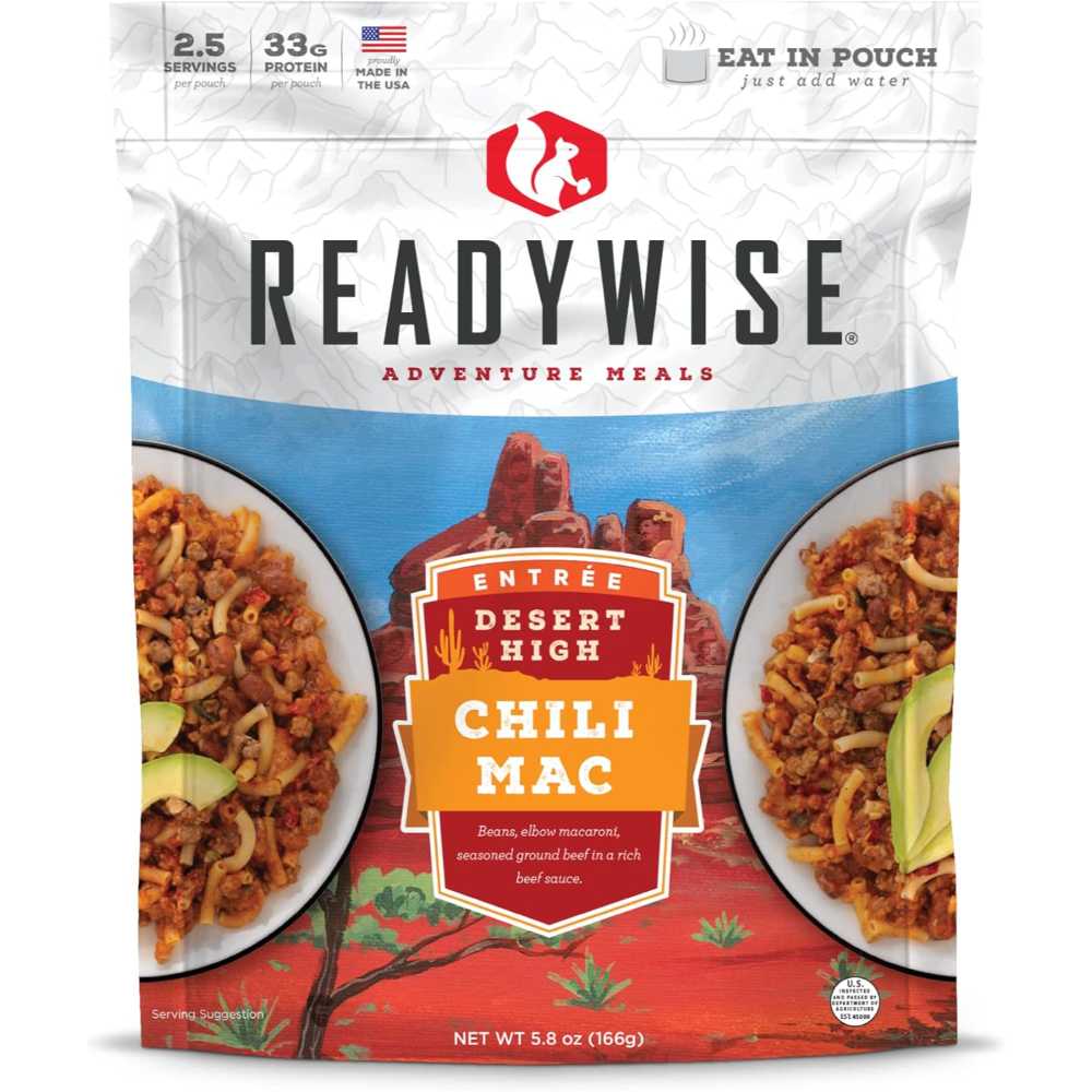 ReadyWise Freeze Dried Chili Mac w/ Beef