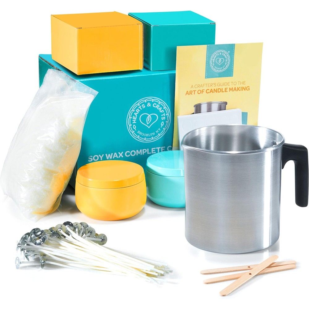 Prime Members: Hearts & Crafts Complete Candle Making Kit