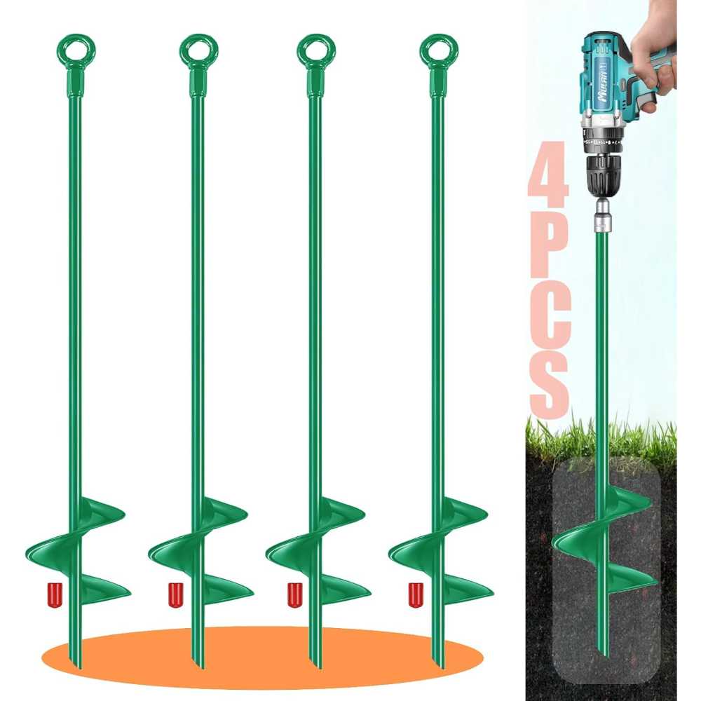 4-Pack Lifebed 18" Ground Anchors