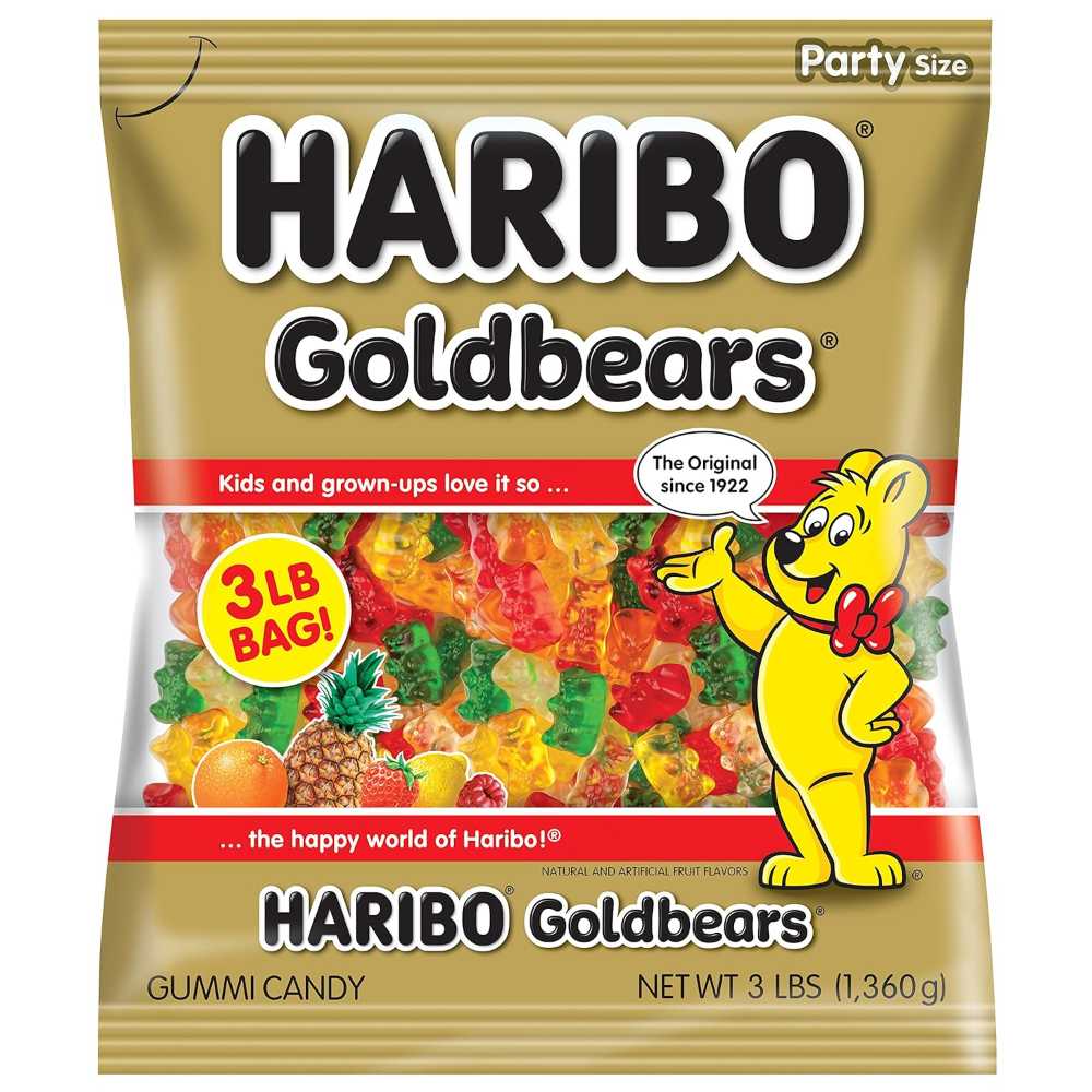 Haribo Goldbears Gummy Bears, 12 lbs.