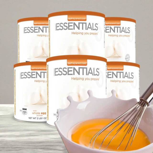 6-Pack Whole Egg Powder #10 Can ($37.65 per can)