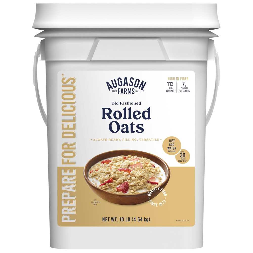 Augason Farms Rolled Oats Pail