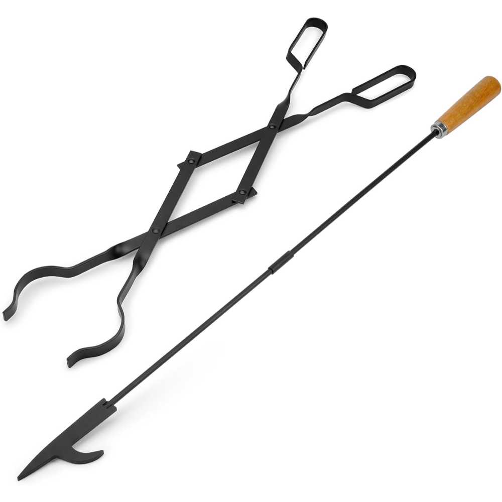 Stanbroil 26” Tongs + 32” Poker Tool