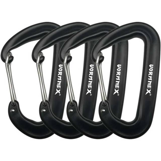 4-Pack Vornnex 12KN Aluminum Carabiner
