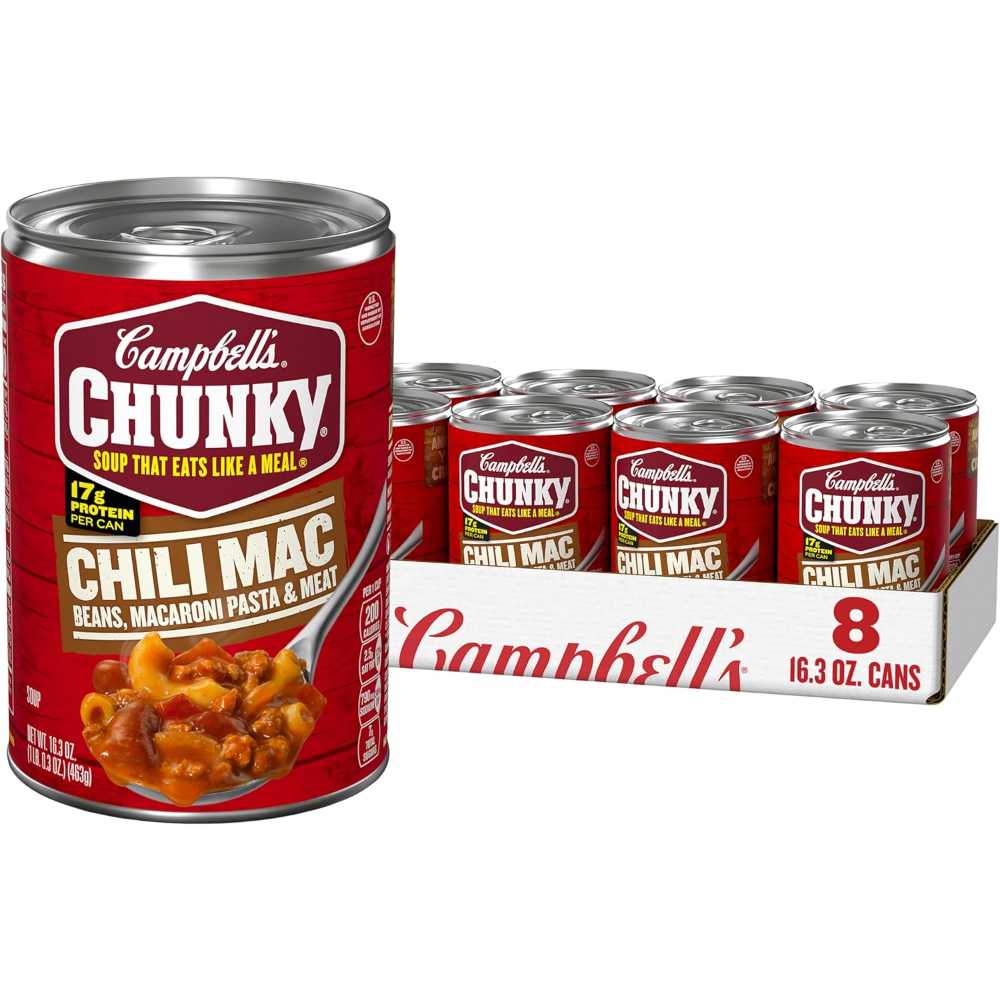 8-Pack Campbell's Chunky Chili Mac, 16.3 oz.