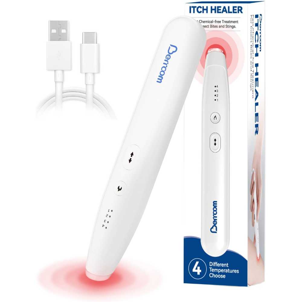 Berrcom USB-C Rechargeable Insect Sting & Bite Relief Healer