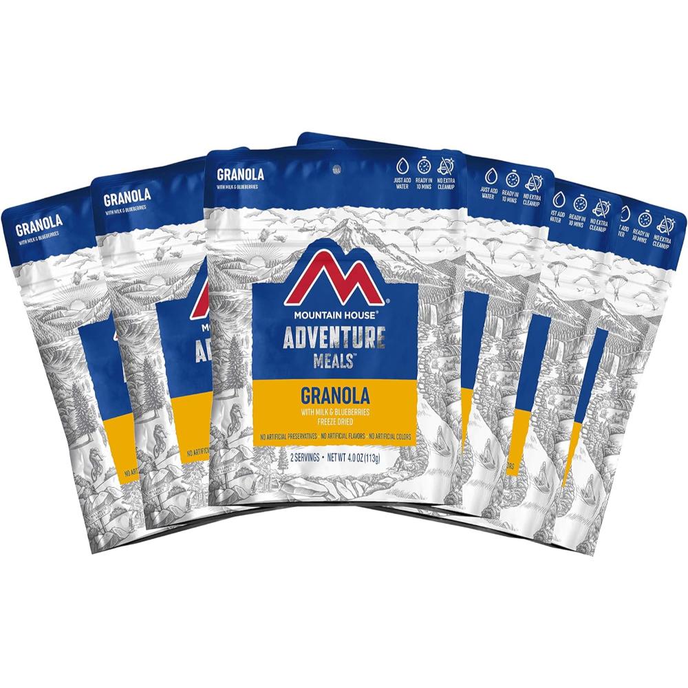 6-Pack Mountain House Granola with Milk & Blueberries
