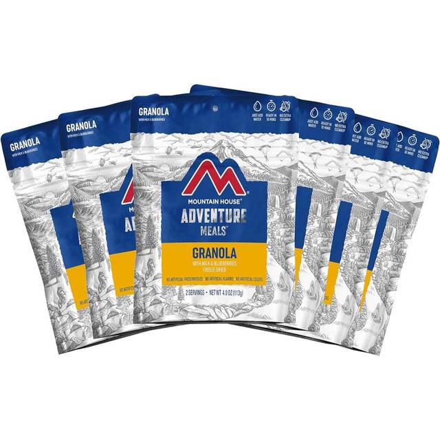 6-Pack Mountain House Granola with Milk & Blueberries